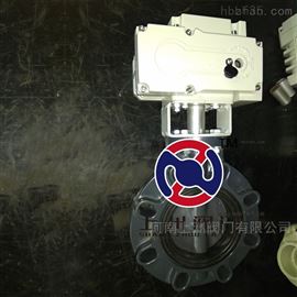 D971U電(diàn)動upvc塑料蝶閥